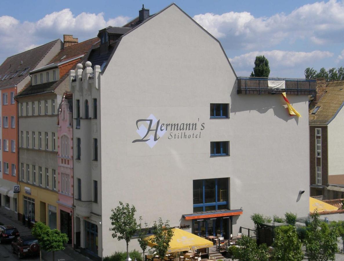 Hermann Hotel Bar Guben Exterior foto